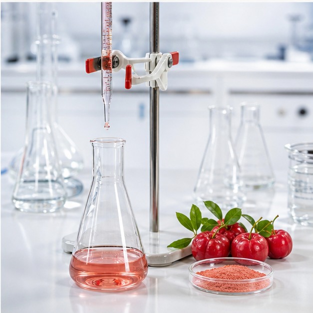Acerola Cherry Fruit Extract Powder 3% Vitamin C quality image