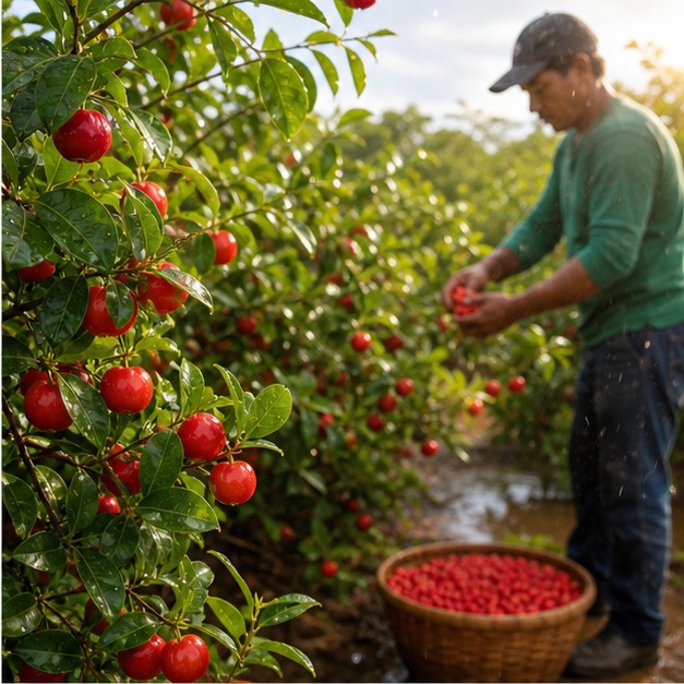 Acerola Cherry Fruit Extract Powder 3% Vitamin C source image