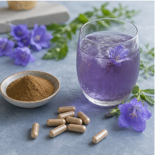 Bellflower Stem and Leaf Extract Powder 4:1 applications image