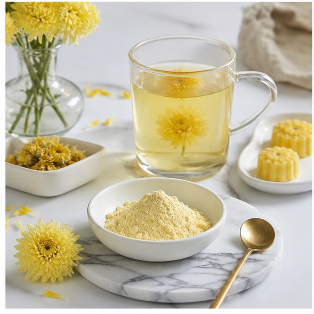 Chrysanthemum Flower Powder applications image