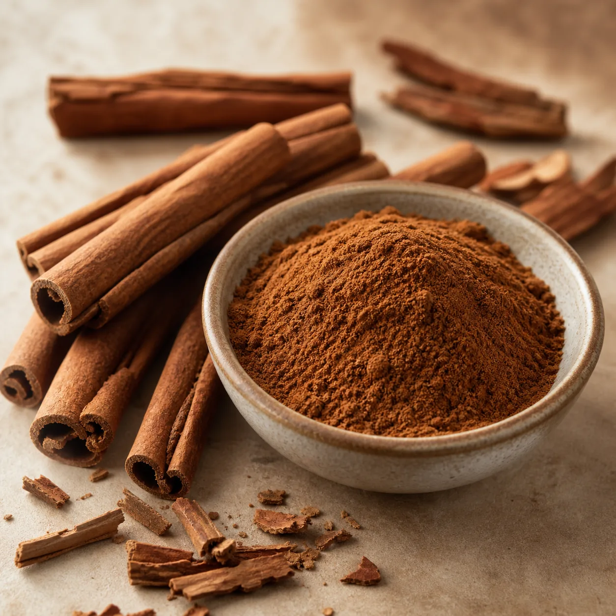 Cinnamon Extract Powder 10:1 raw material and product form