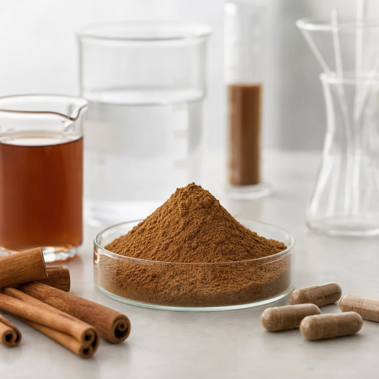 Cinnamon Polyphenols Extract Powder 20% formulation formats