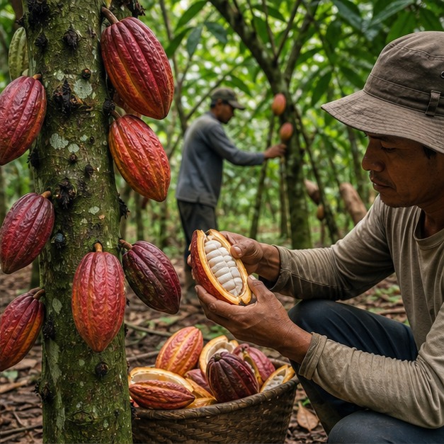 Natural Cocoa Bean Powder source image
