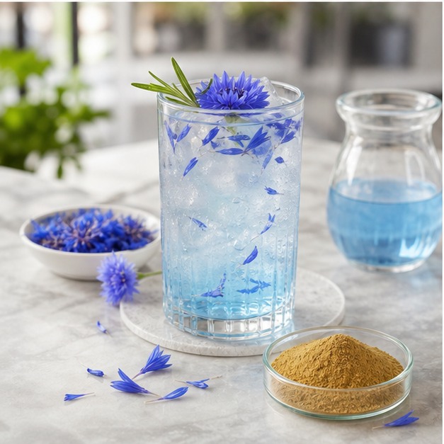 Cornflower Stamen Extract Powder 10:1 applications image