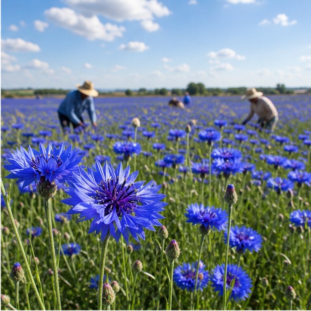 Cornflower Stamen Extract Powder 10:1 source image
