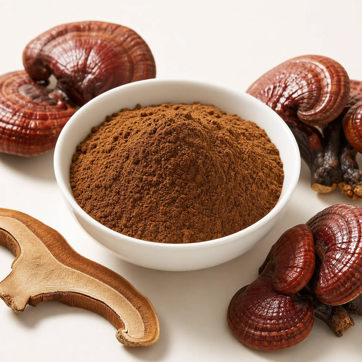 Ganoderma lucidum extract powder with reishi fruiting bodies