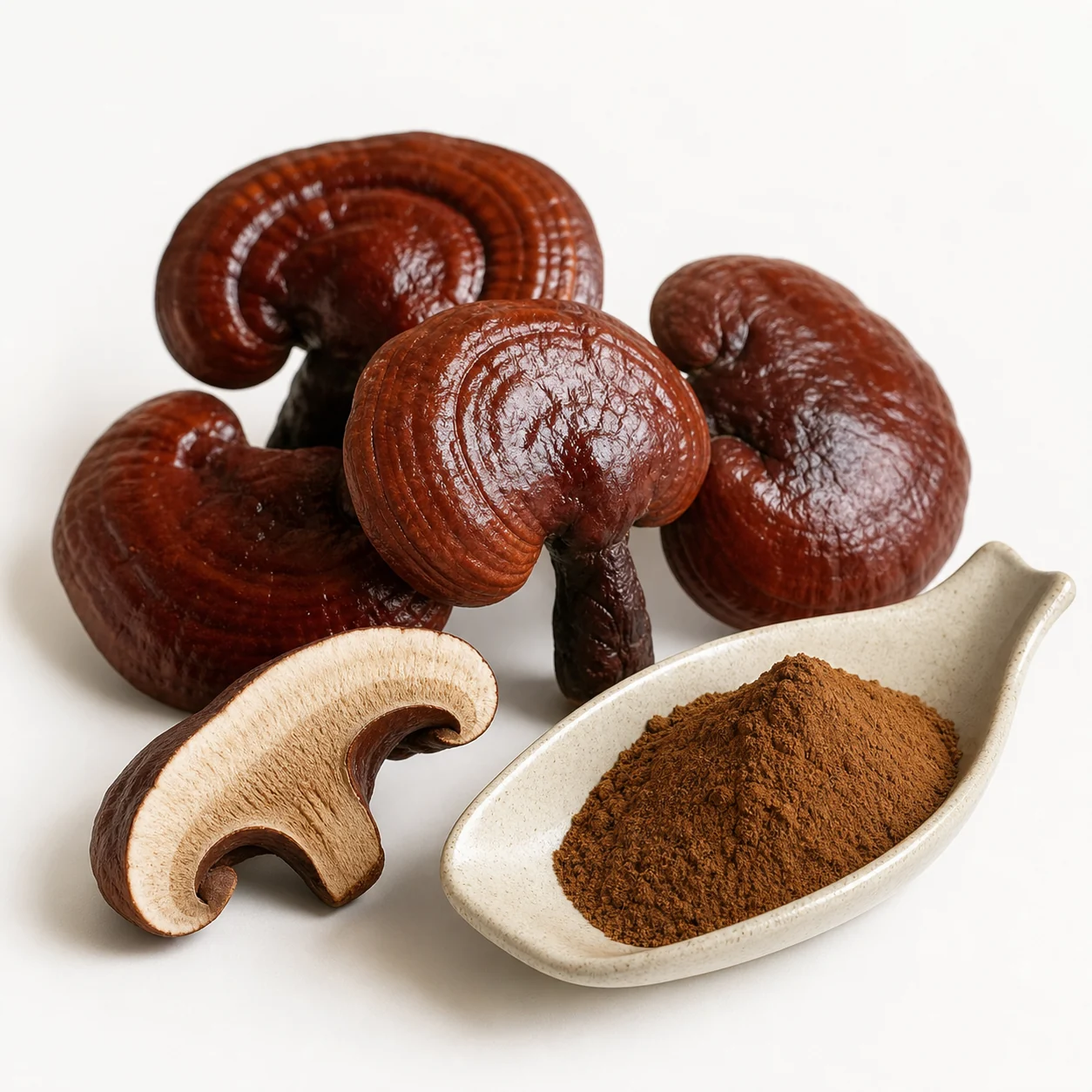 Reishi mushrooms and Ganoderma lucidum extract powder for bulk supply
