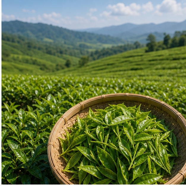 Green Tea Leaf Extract Powder 50% Tea Polyphenols source image
