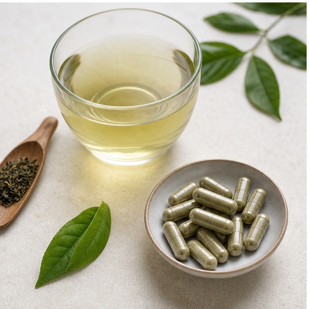 L-Theanine Green Tea Extract Powder 20% applications image
