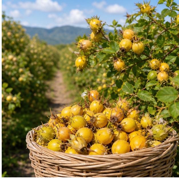 Rosa Roxburghii SOD Powder botanical source and harvested raw material