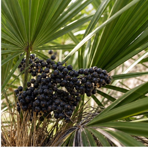 Saw Palmetto Extract Oil 85% Fatty Acids botanical source and harvested raw material