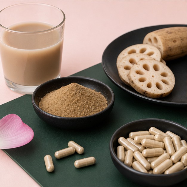 Sacred Lotus Rhizome Extract Powder 4:1 applications image