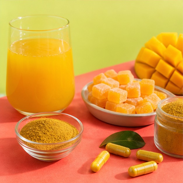 Mango Fruit Extract Powder 10% Citric Acid applications image
