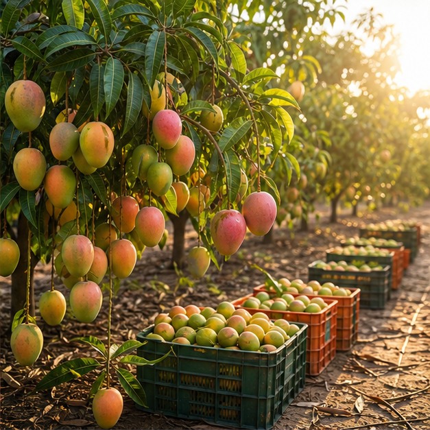 Mango Fruit Extract Powder 10% Citric Acid source image