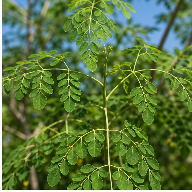 Moringa Leaf Extract Powder 20% Flavones source image