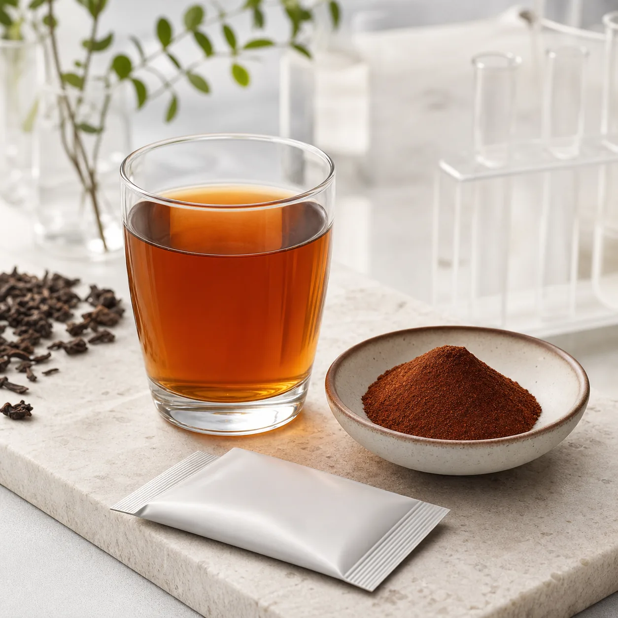 Pu-erh Tea Extract Powder formulation formats