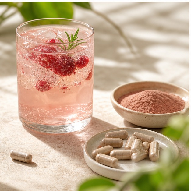 Palmleaf Raspberry Fruit Extract Powder 4% Raspberry Ketone applications image