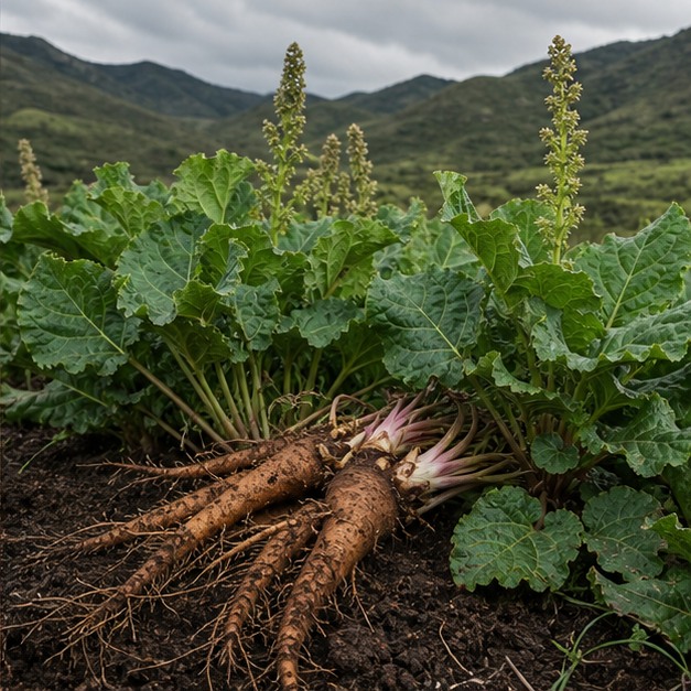 Rhapontic Rhubarb Root Extract Powder 4:1 source image