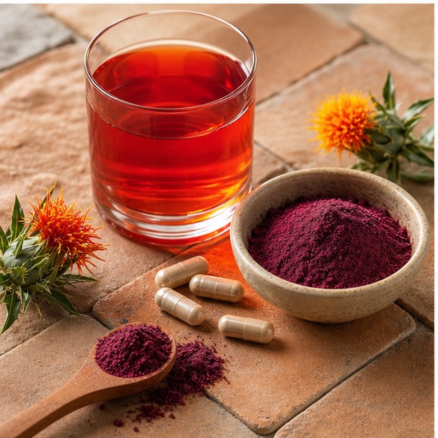 Safflower Flower Powder applications image