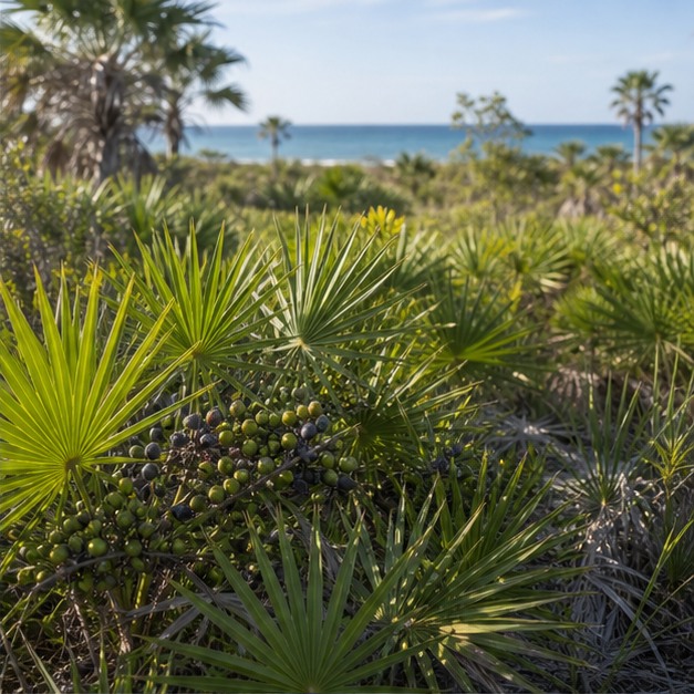 Saw Palmetto Dried-Berry Extract Powder 5% Sitosterols source image