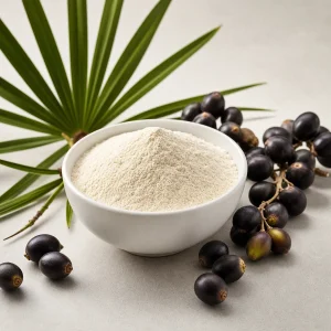 Saw palmetto extract powder with Serenoa repens berries