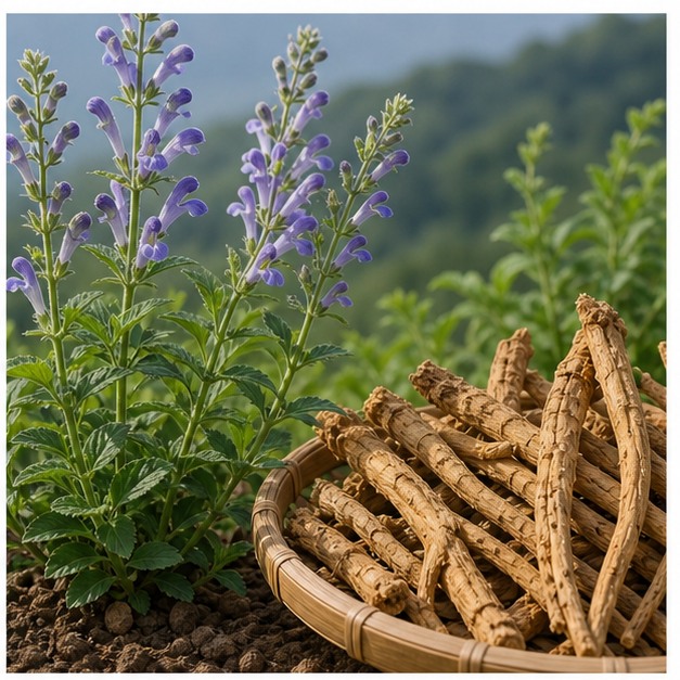 Scutellaria Baicalensis Root Extract Powder 90% Baicalin source image