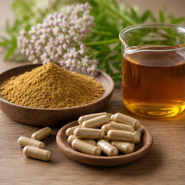 Valerian Root Extract Powder 0.8% Standardized Assay applications image
