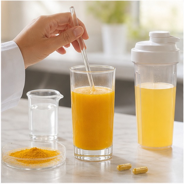 Water-Soluble Turmeric Extract Powder 2% applications image