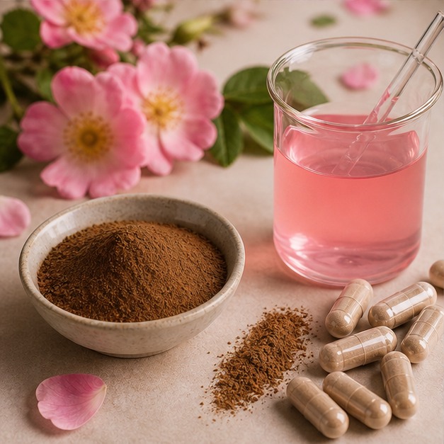 Wild Rose Flower Extract Powder 25% Vitamin C applications image