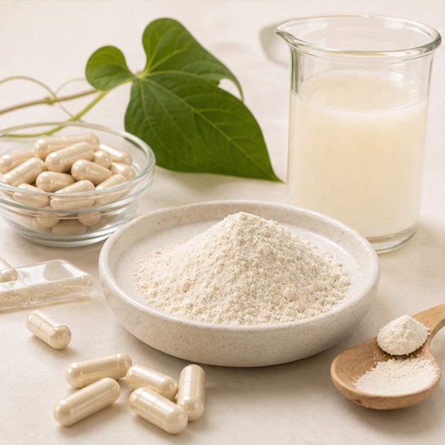 Wild Yam Rhizome Extract Powder 20% Diosgenin applications image
