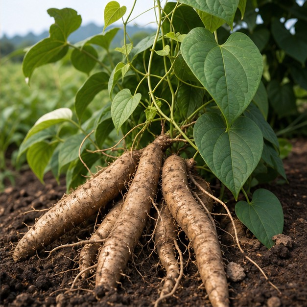 Wild Yam Rhizome Extract Powder 20% Diosgenin source image