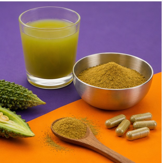 Bitter Melon Fruit Extract Powder 10% HPLC Assay applications image