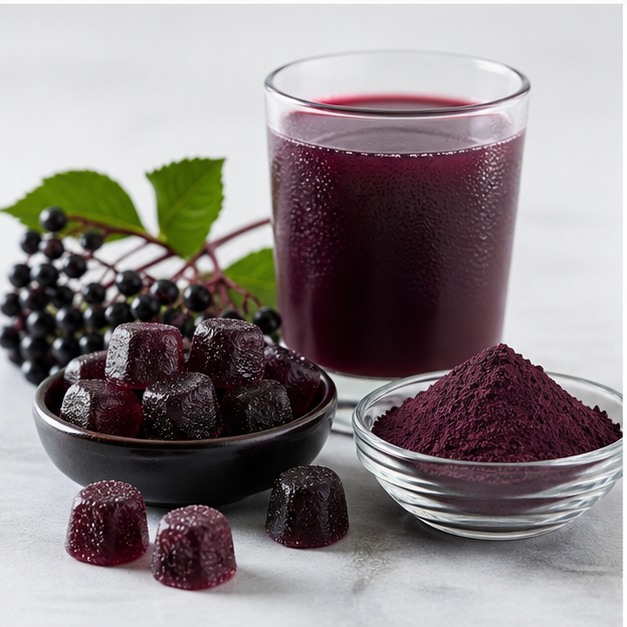 Black Elderberry Fruit Extract Powder 10:1 applications image