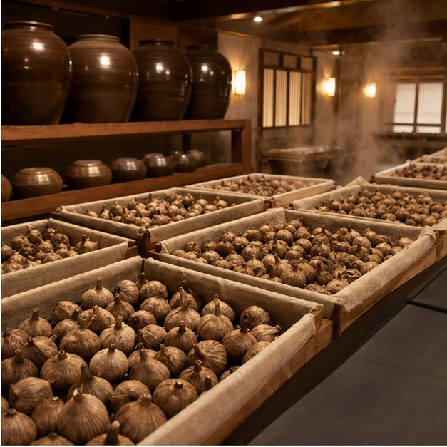 Black Garlic Bulb Extract Powder 10:1 source image