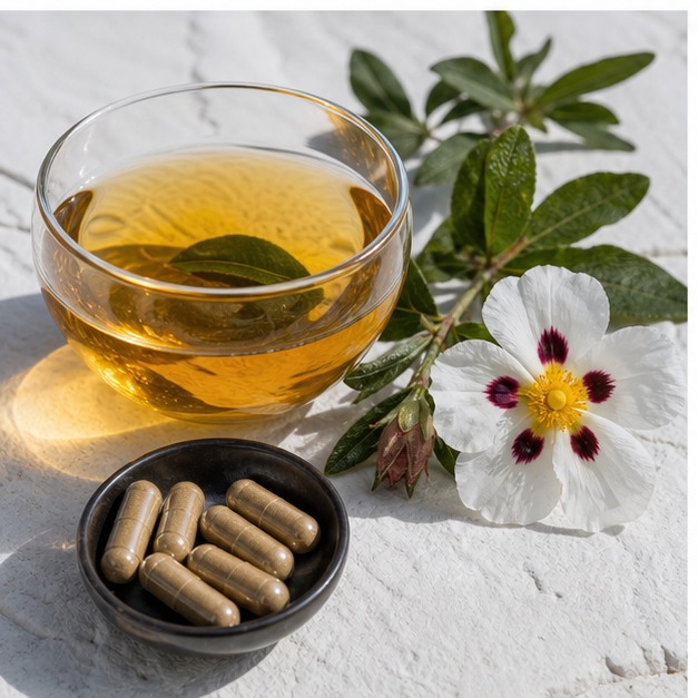 Cistus Ladanifer Leaf Extract Powder 10:1 applications image