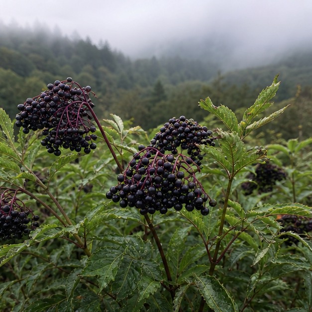 Black Elderberry Fruit Extract Powder 0.3% S-Sambunigrin source image