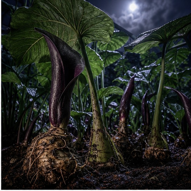 Giant Typhonium Rhizome Extract Powder 10:1 source image