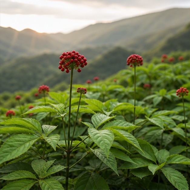 Panax Ginseng Stem-and-Leaf Extract Powder 4:1 source image