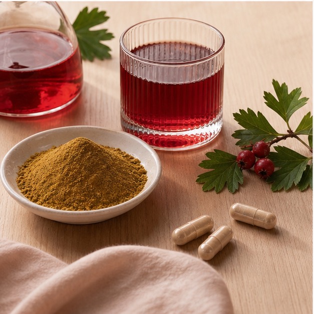 Hawthorn Leaf Extract Powder 2% Vitexin Rhamnoside applications image