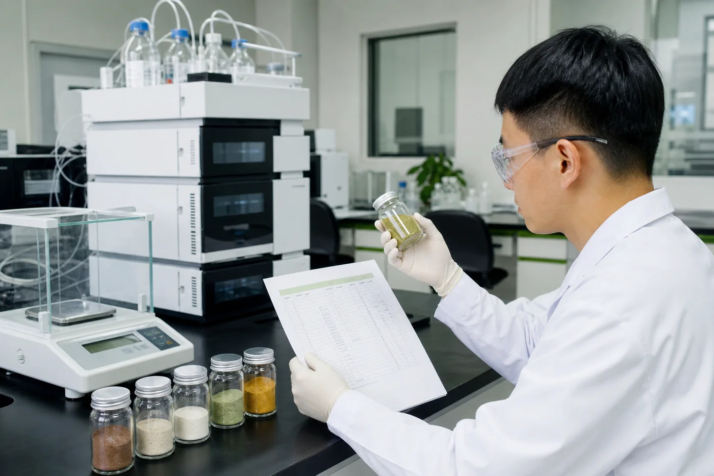 Representative botanical ingredient quality control scenario