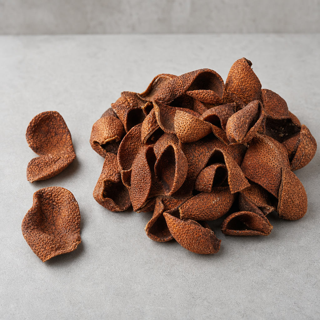 Dried aged tangerine peel raw material