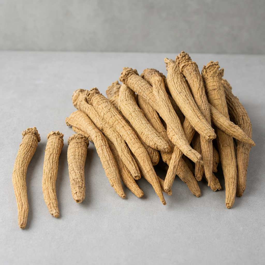 Dried Codonopsis pilosula root raw material