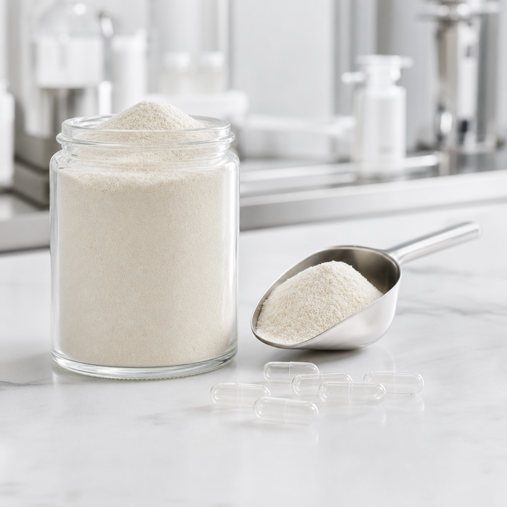 Collagen peptide grade B powder filling