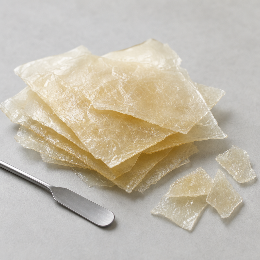 Dried collagen sheet raw material for collagen peptide