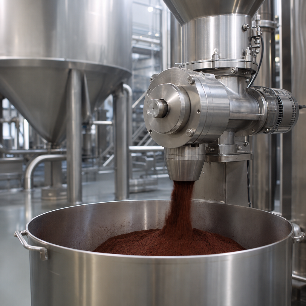 Spray-drying production process for porcine blood extract