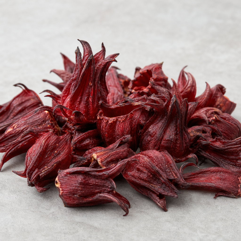 Dried Hibiscus sabdariffa calyces raw material