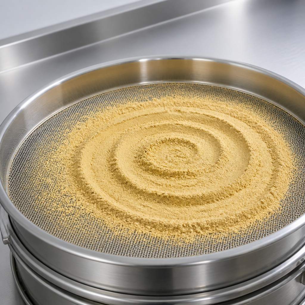 Gingerols powder sifted through a stainless steel screen